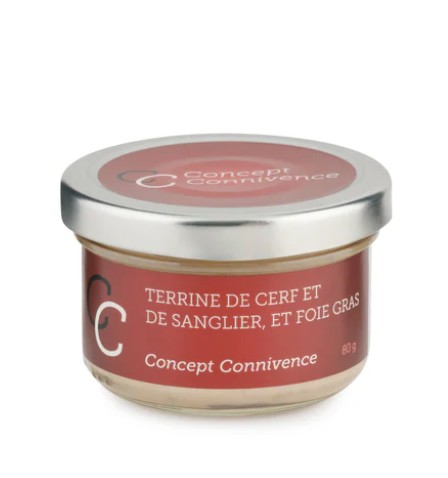 Terrine Cerf et Sanglier & Foie Gras | Concept Connivence