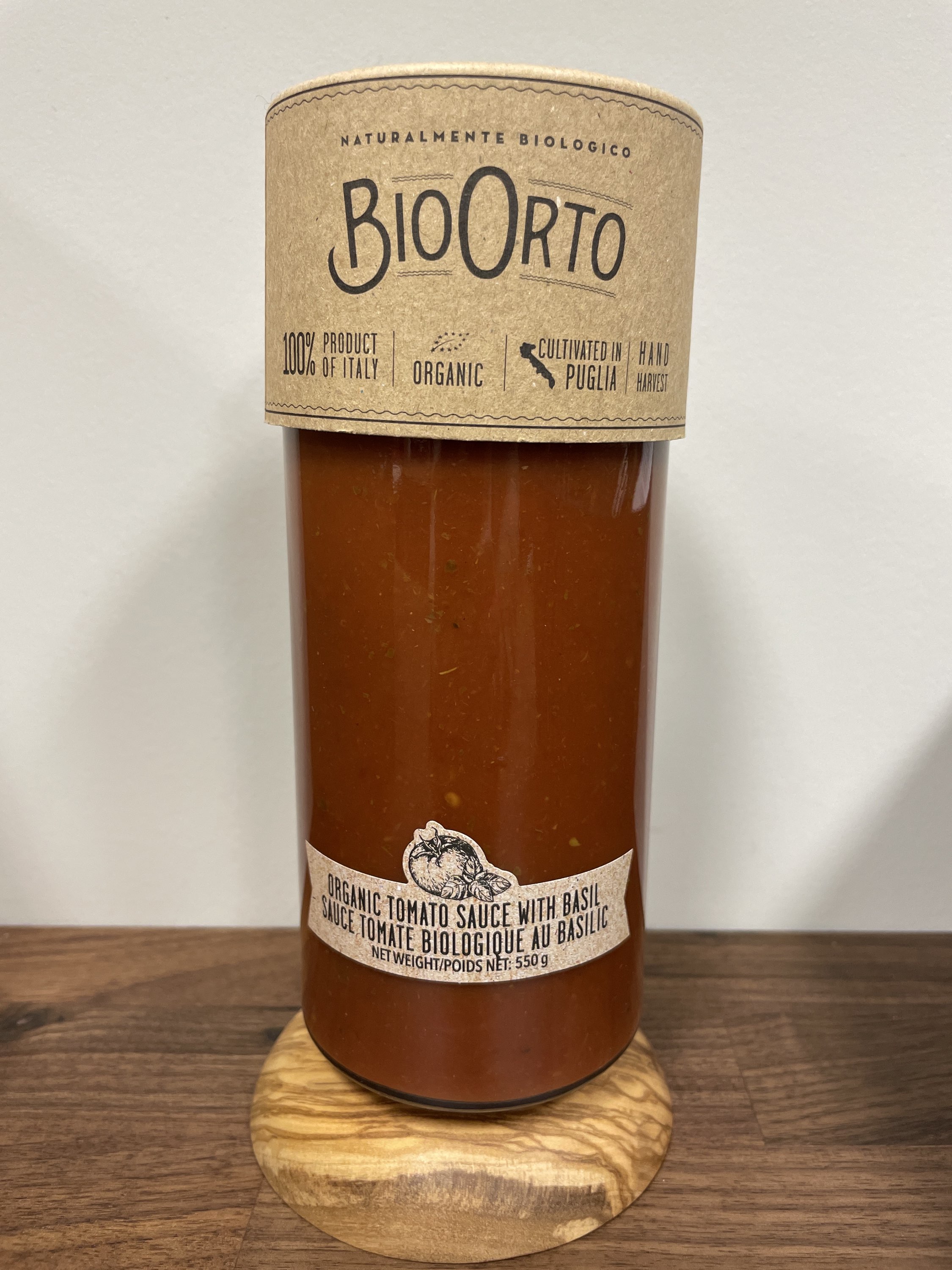 Sauce tomates et basilic 550 g | Bio Orto