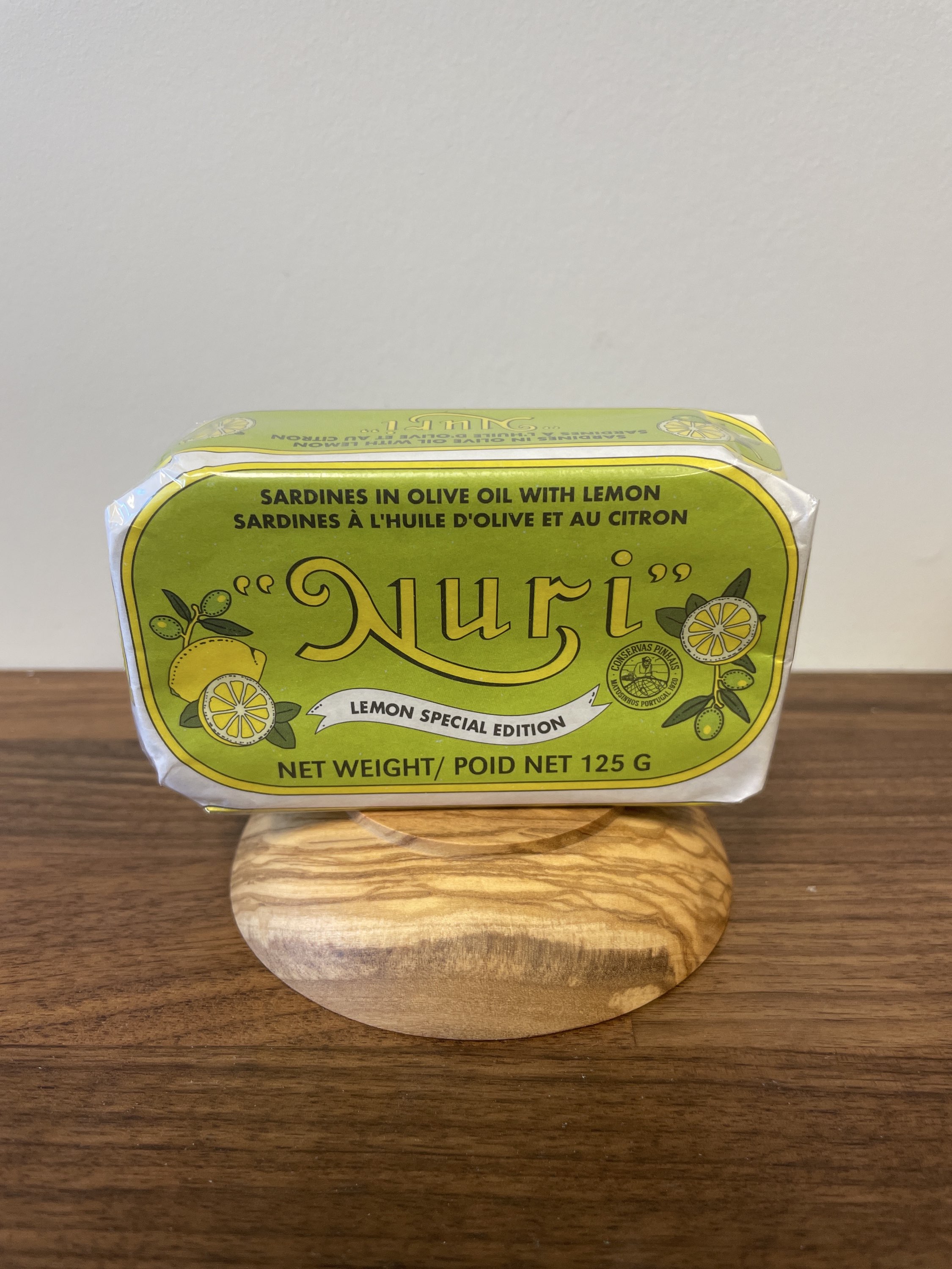 Nuri Sardines à l’huile d’olive et au citron 125g
