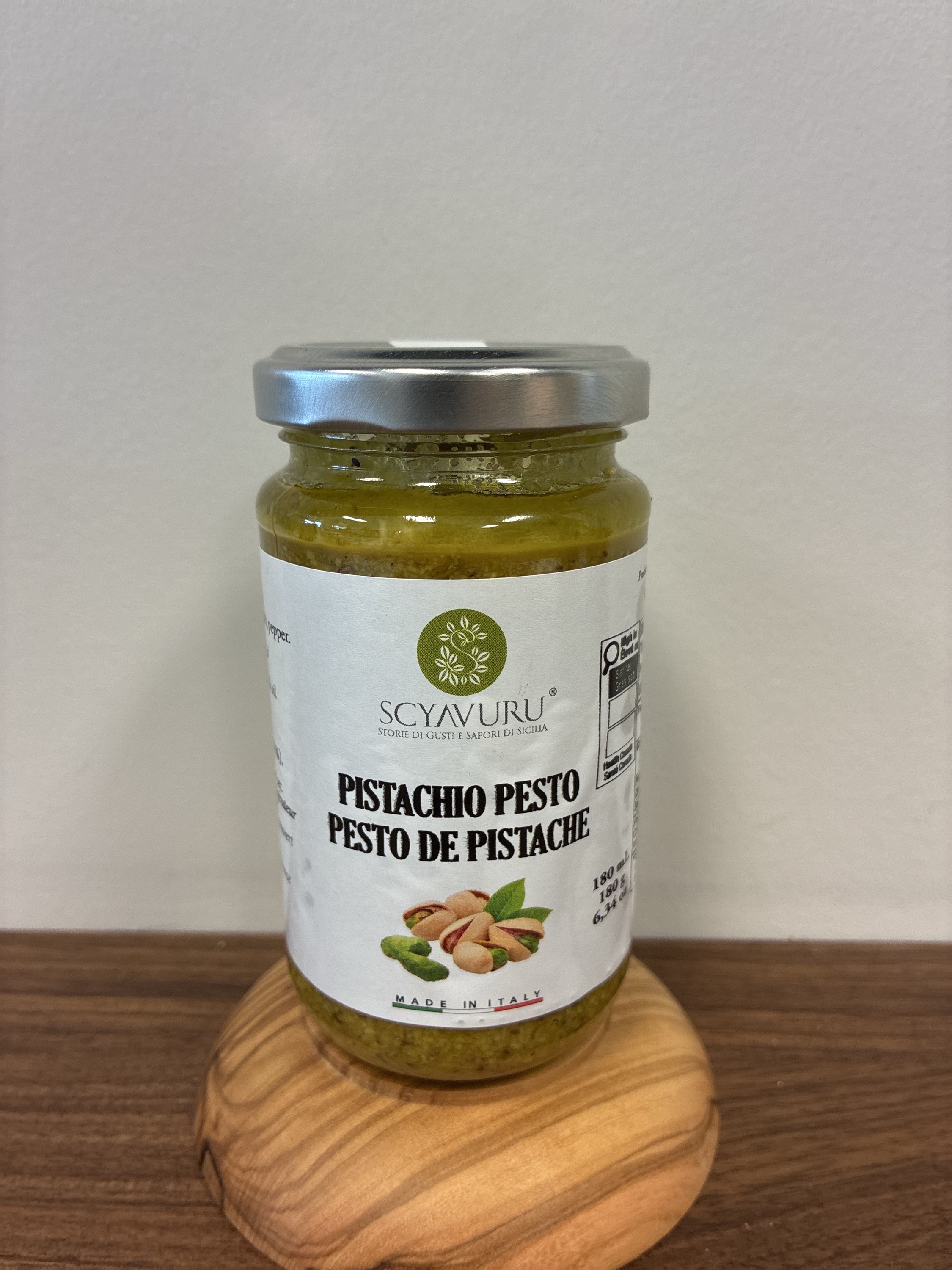 SCYAVURU Pesto de pistaches 49% 180 g | Scyavuru