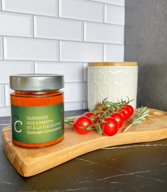 Tapenade aux piments et à la fleur d'ail | Concept Connivence