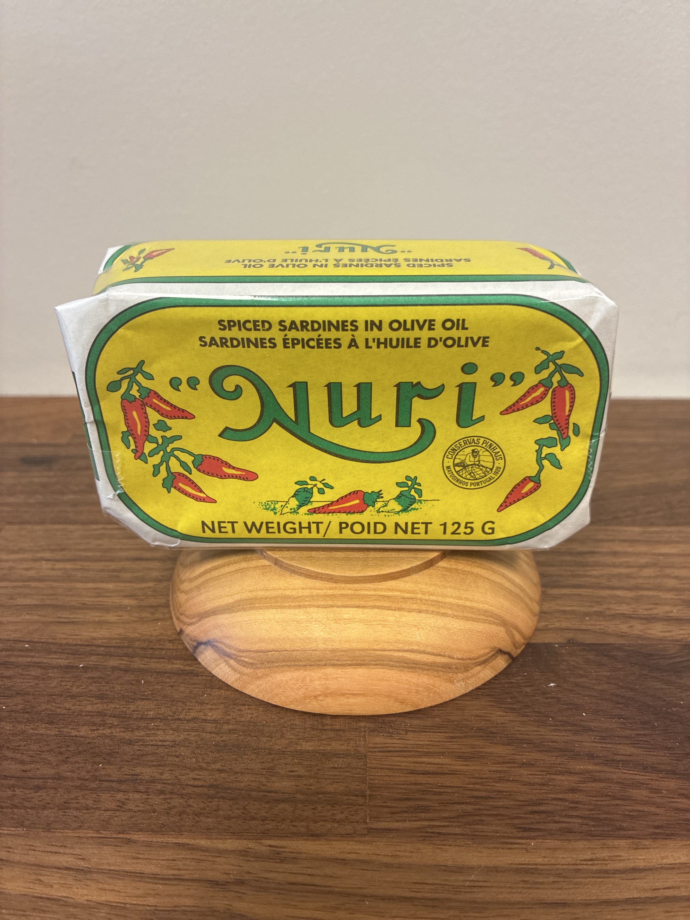 Nuri Sardines épicées à l'huile d'olive 125g