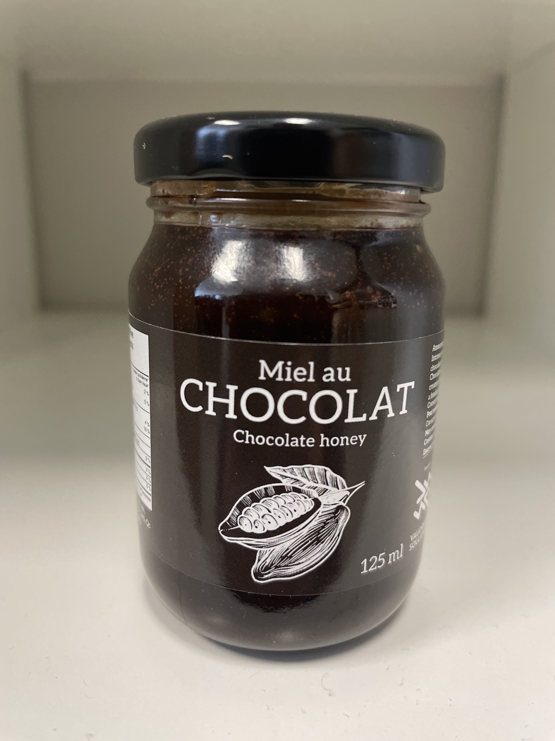 Miel au chocolat noir 125 ml | Ferme les petites Écores