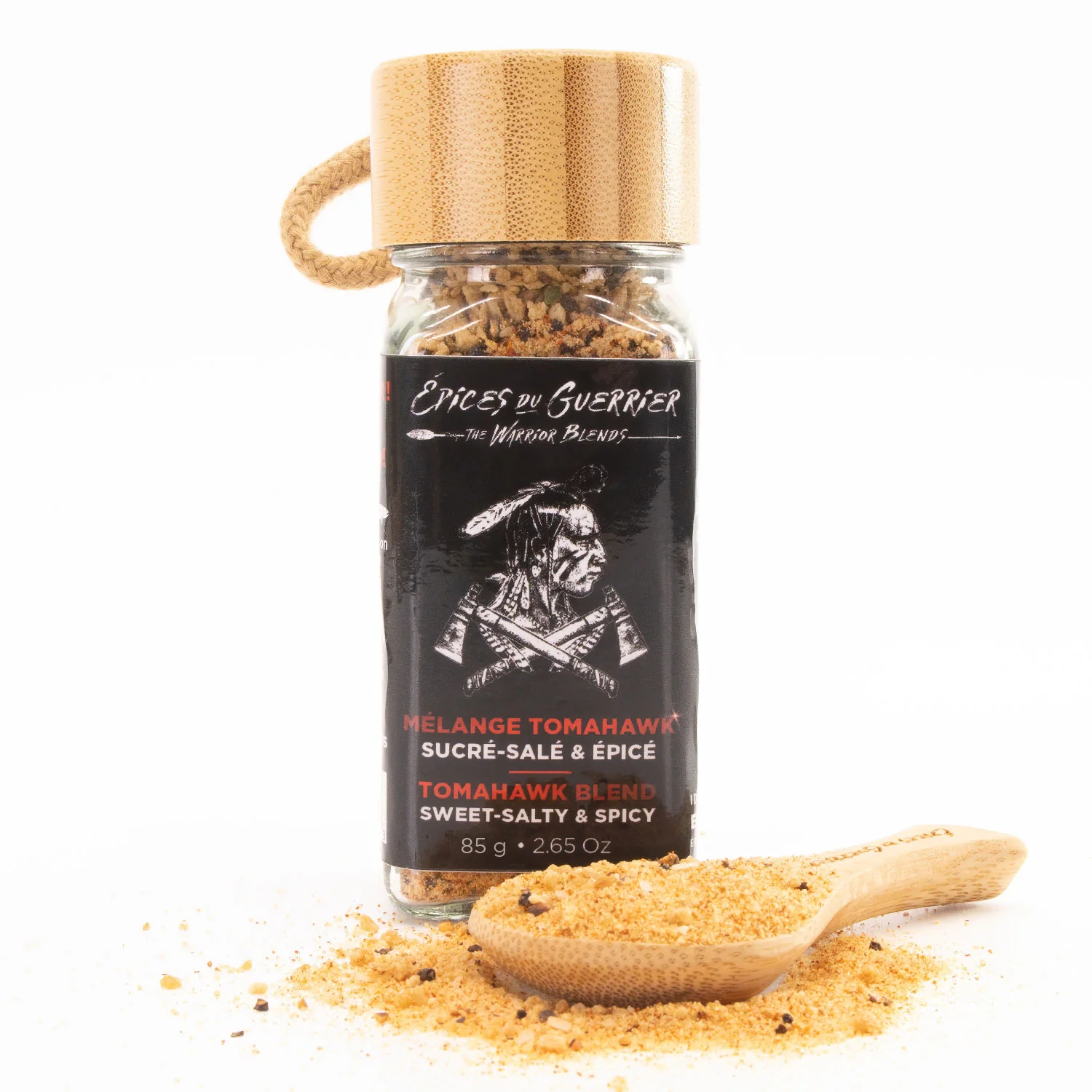 Mélange Tomahawk pot de verre 85g | Épices du guerrier
