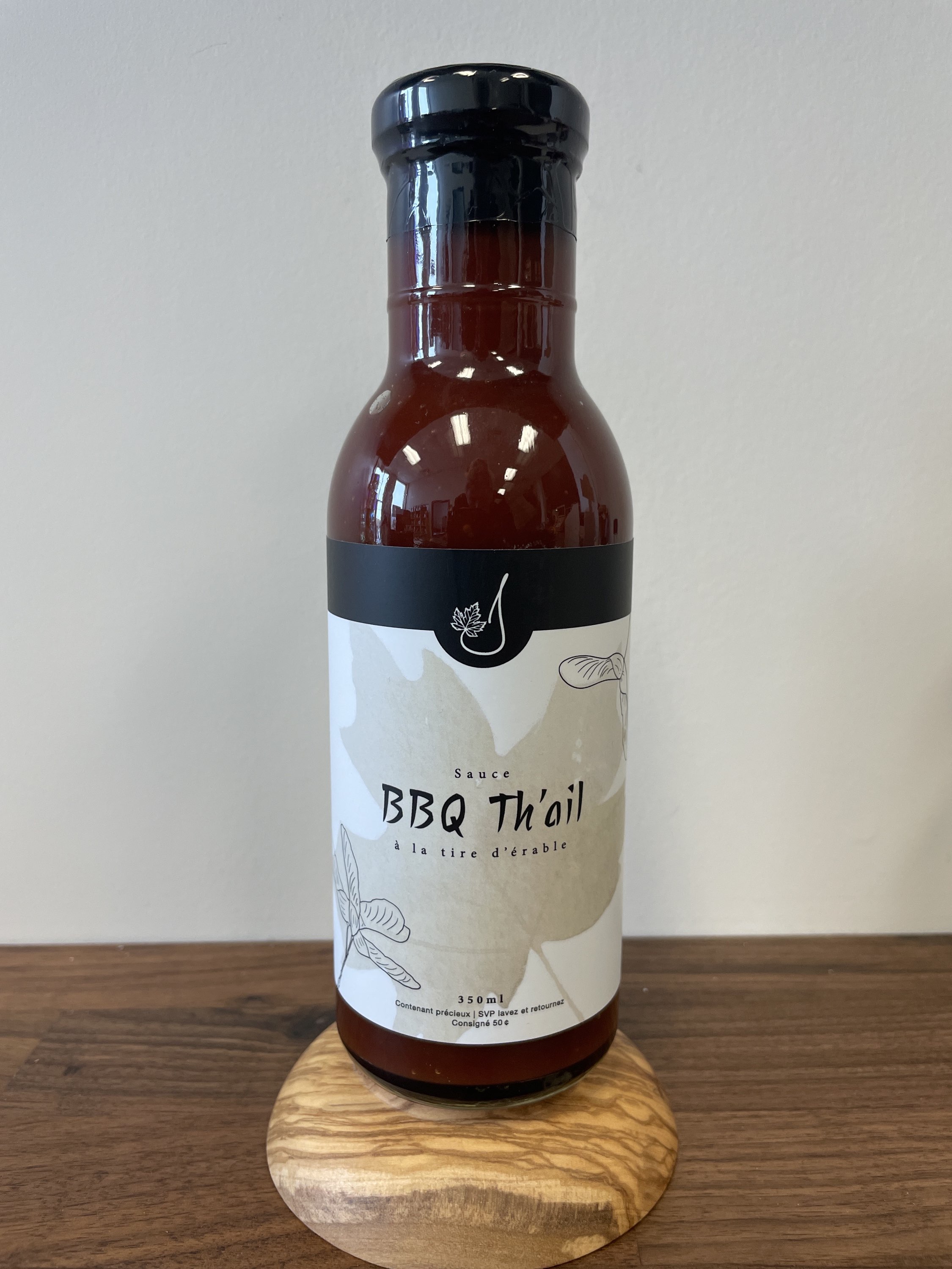 Sauce BBQ Th'ail à la tire d'érable 350ml | Jardin des érables
