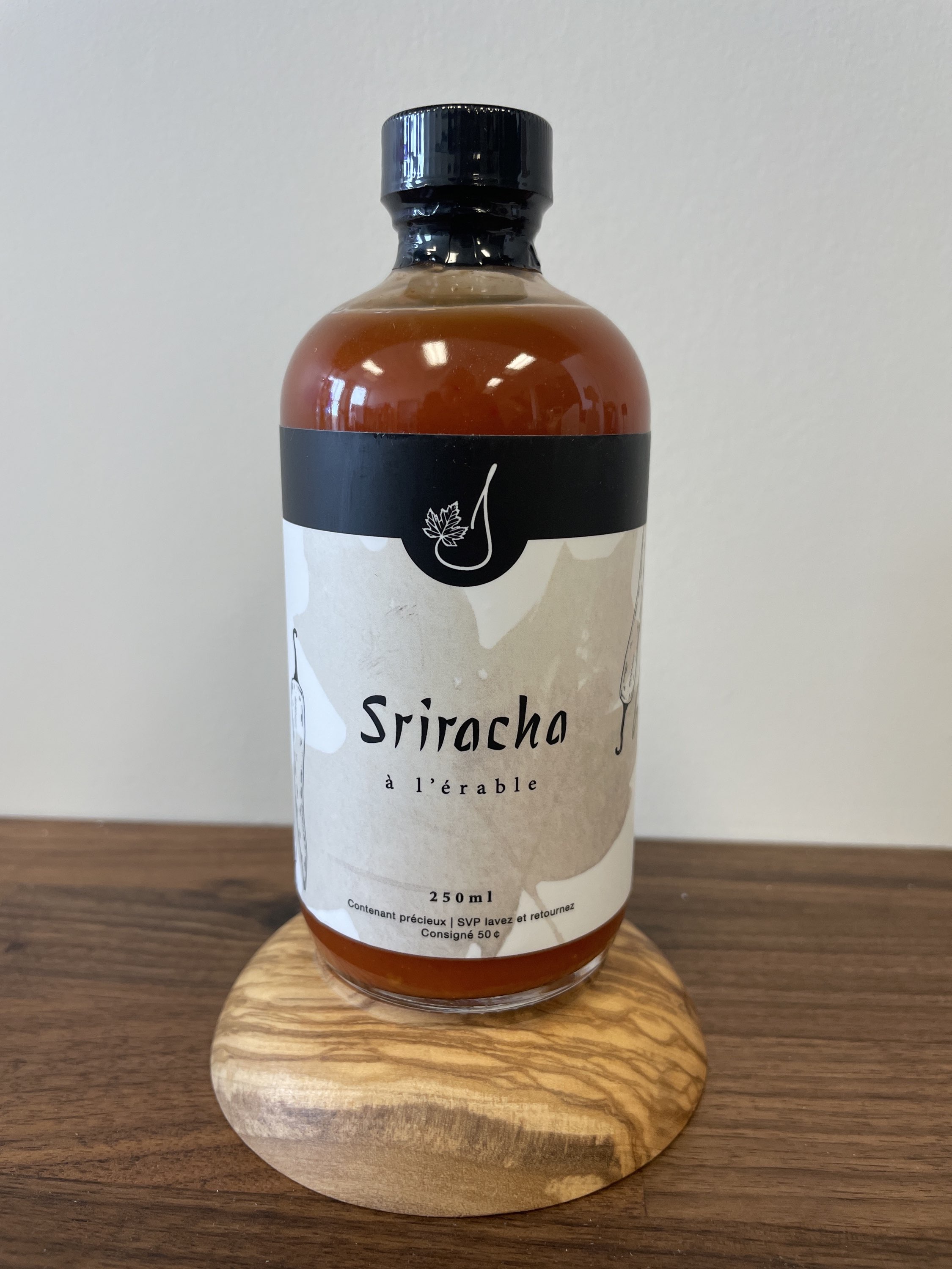 Sriracha à l'érable 250 ml | Jardin des érables