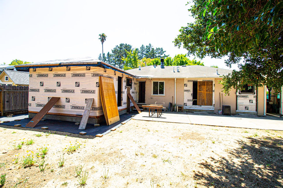 exterior of addition