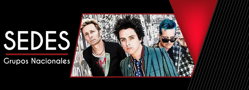 Sedes Green Day México