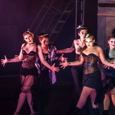 Miranda as a featured dancer in SSTI's steampunk "Pippin"
