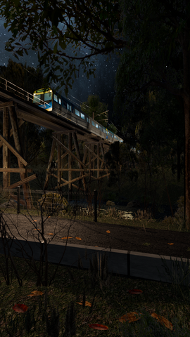 trestle bridge, eltham