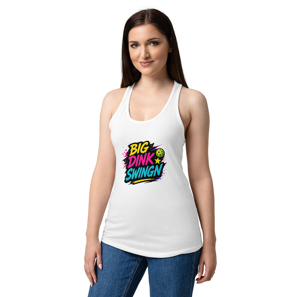 Thumbnail: Women’s Fitted Big Dink SwingN Tank Top