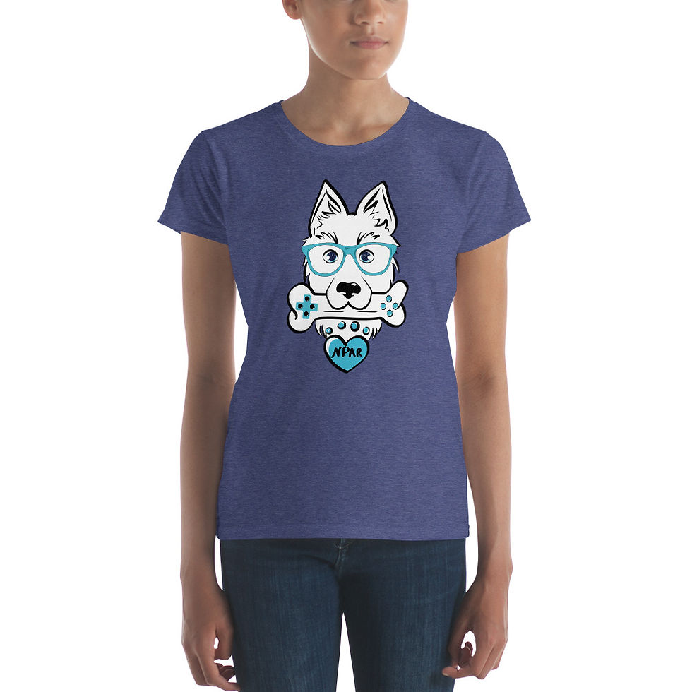 Thumbnail:  Nerdy Paws - Women's short sleeve t-shirt - Denali Style