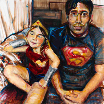 Superman is my Sidekick
oil on canvas
48 x 48 in 