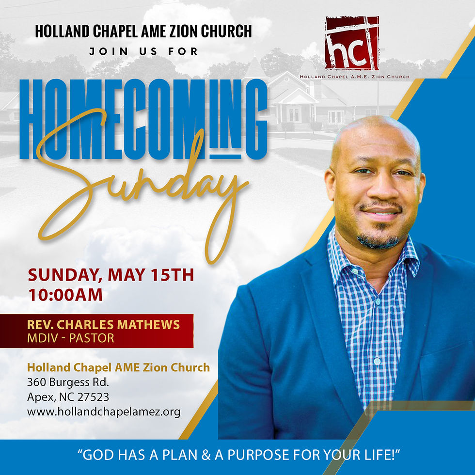 Homecoming Sunday!