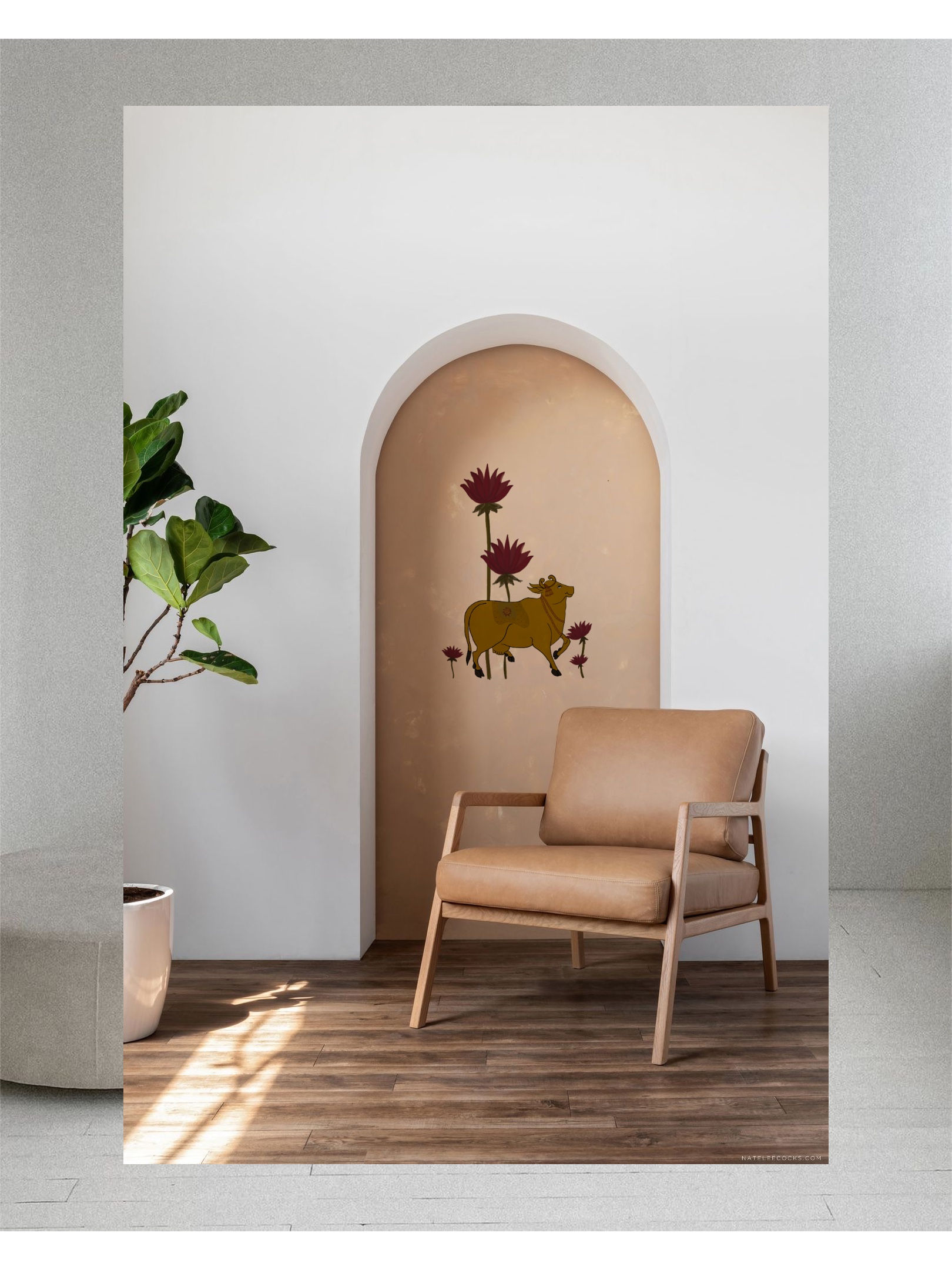 pichwai wall stickers