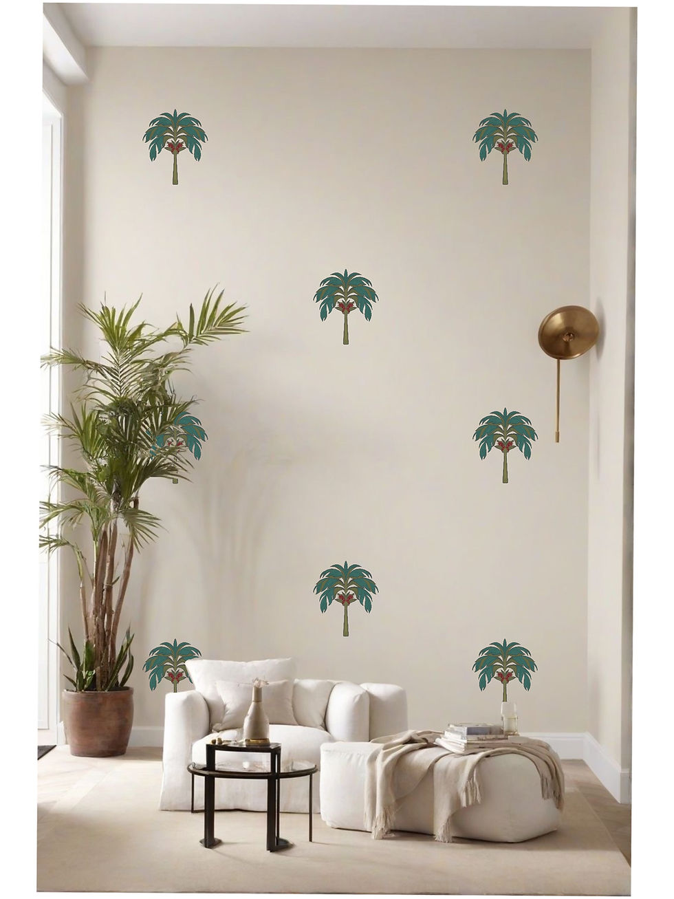 pichwai reusable wall stickers