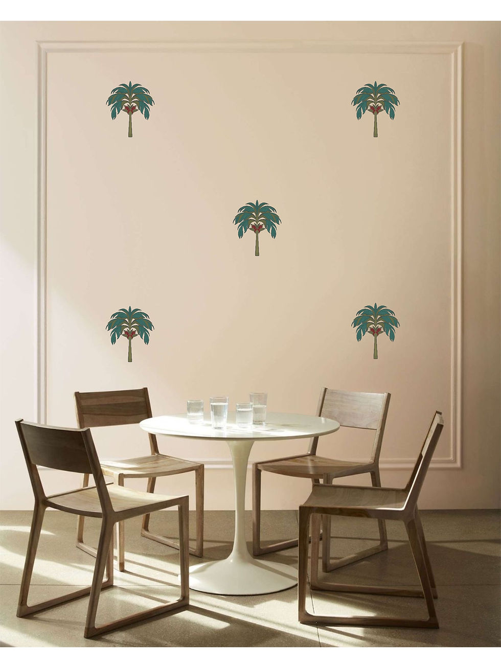 pichwai reusable wall stickers