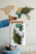WORLD MAP WALL STICKER