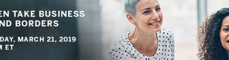 Upcoming EDC Webinar: Women take business beyond borders