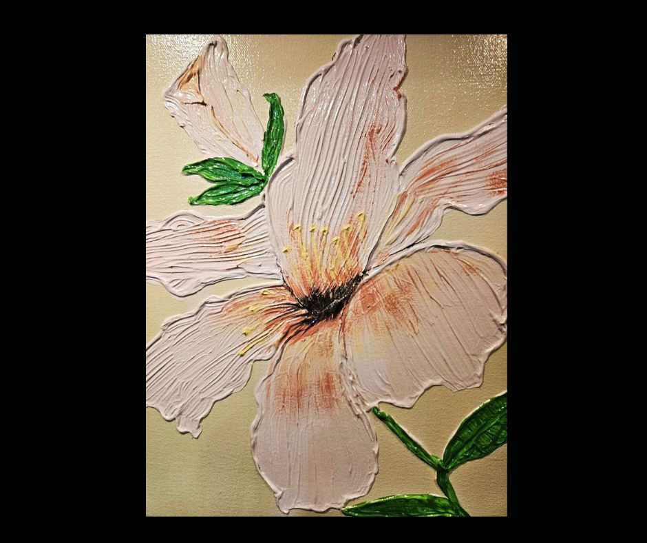 Thumbnail: Acrylic Painting - Textured Bloom