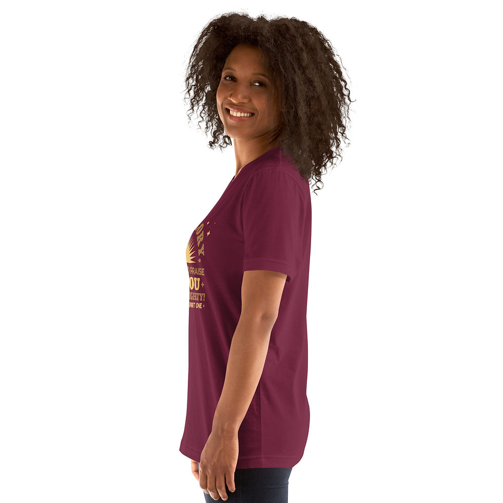 Thumbnail: Unisex t-shirt-All glory to you God Almighty