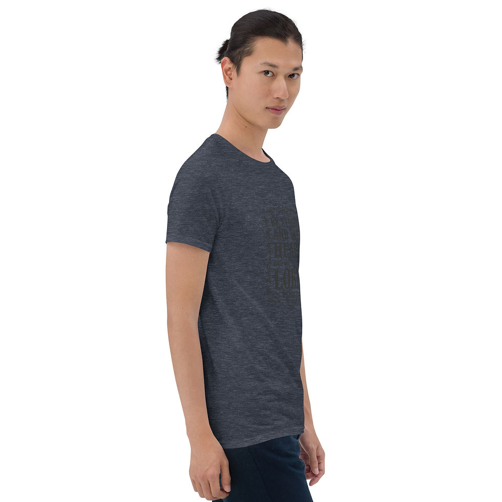 Thumbnail: Short-Sleeve Unisex T-Shirt- Be strong and courageous