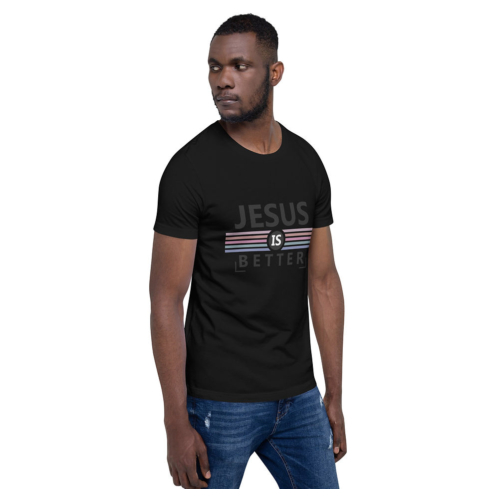 Thumbnail: Unisex t-shirt-Jesus is better