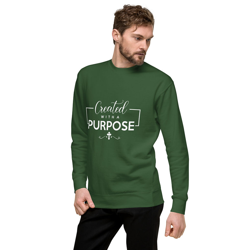 Thumbnail: Unisex Premium Sweatshirt created for a purpose