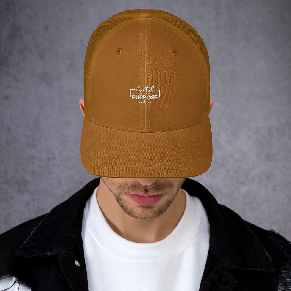 Thumbnail: Trucker Cap "created with a purpose"