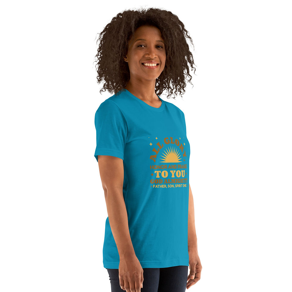 Thumbnail: Unisex t-shirt-All glory to you God Almighty
