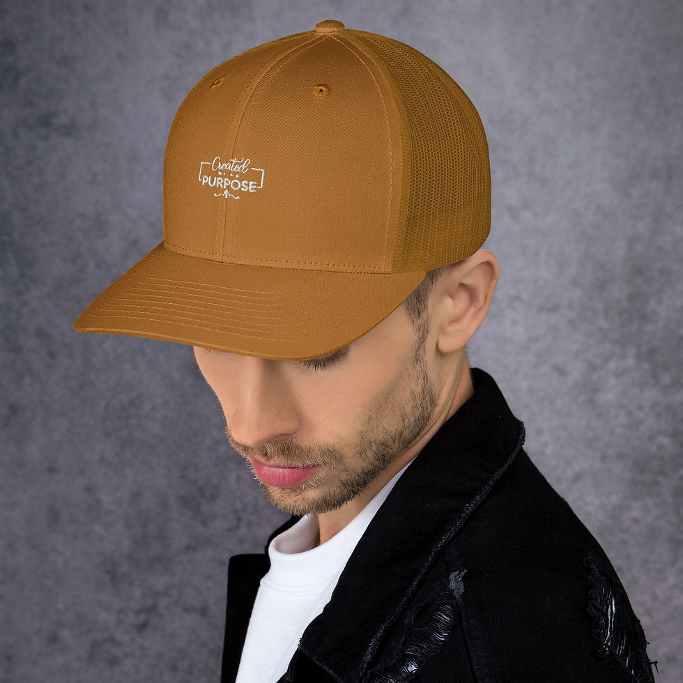 Thumbnail: Trucker Cap "created with a purpose"