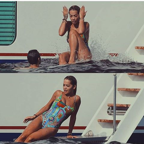 Rita Ora in Sardinia