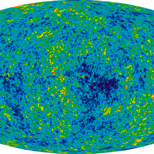 A heat map showing colors ranging from cooler blues and greens to warmer yellows and reds.