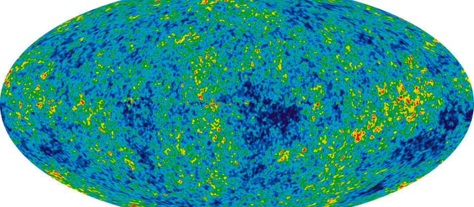 A heat map showing colors ranging from cooler blues and greens to warmer yellows and reds.