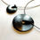 Thumbnail: Three Quarter Chocolate Disk Pendant