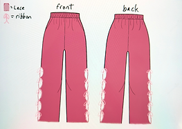 upcycling commission sketch