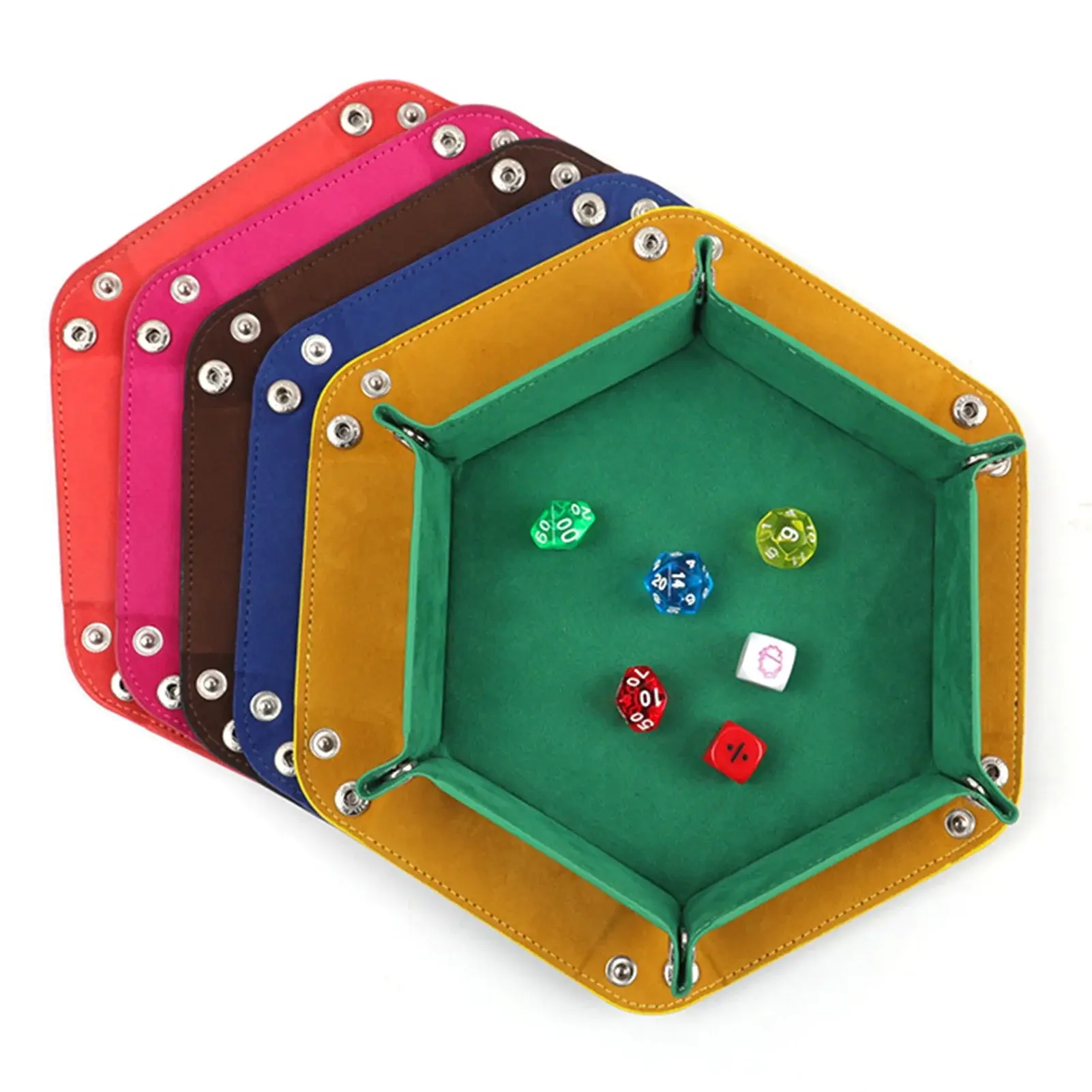 Dice Trays, Folding Hexagon
