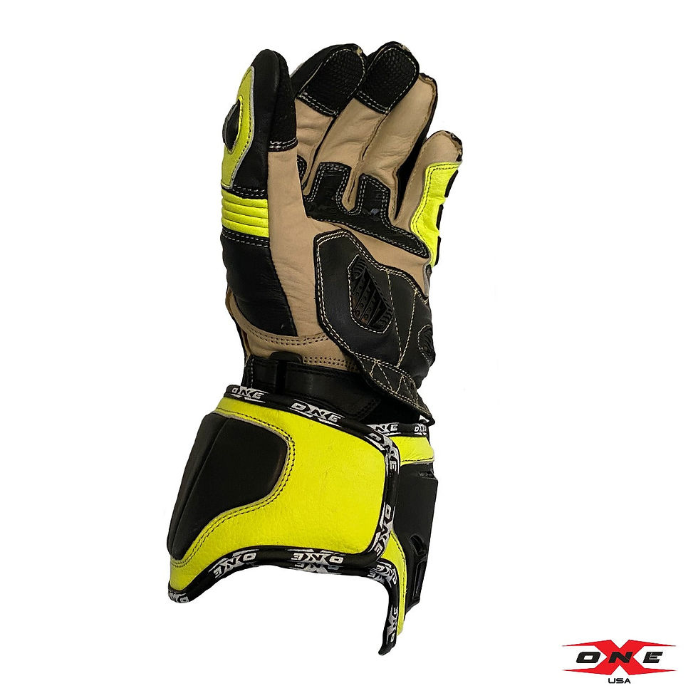 Thumbnail: OneX Australia Race Gloves— Fluoro Yellow/Black
