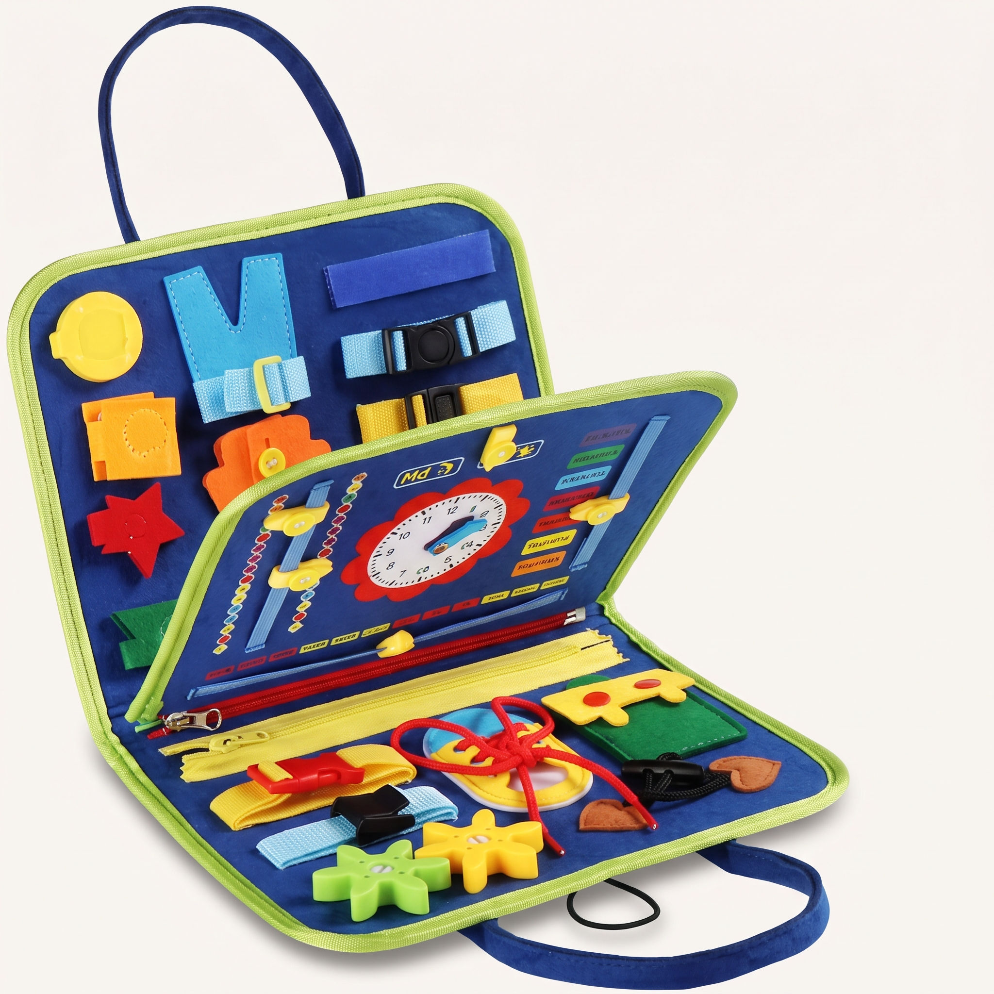 Little Learner Busy Book in Blue, Standard edition
