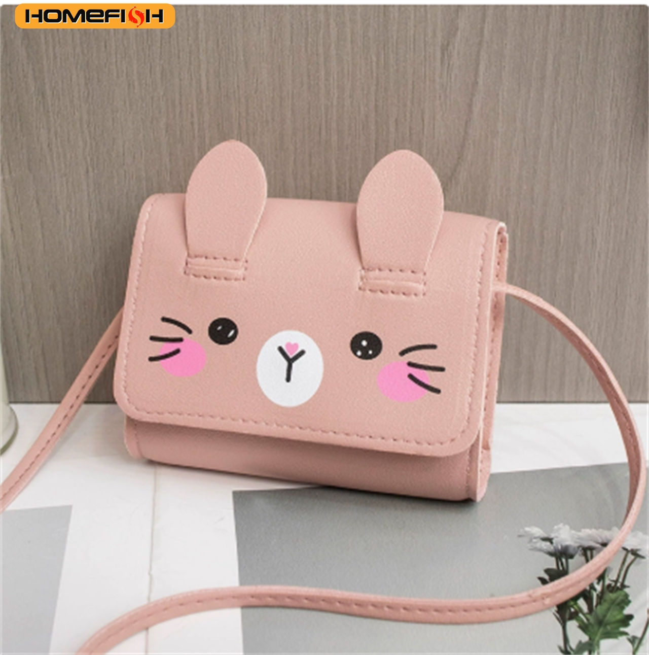HOMEFISH Children's Mini Handbags Hot Sale Princess Baby Girls PU Leather Small