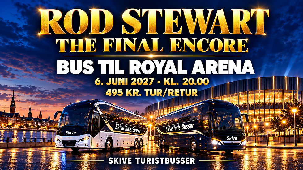 Rod Stewart – The Final Encore | Bustur til Royal Arena 6. juni 2027