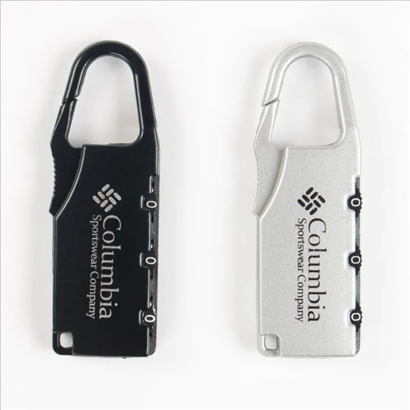 Thumbnail: Alloy Combination Code Number Lock Padlock Luggage Lock for Zipper Bag Backpack 