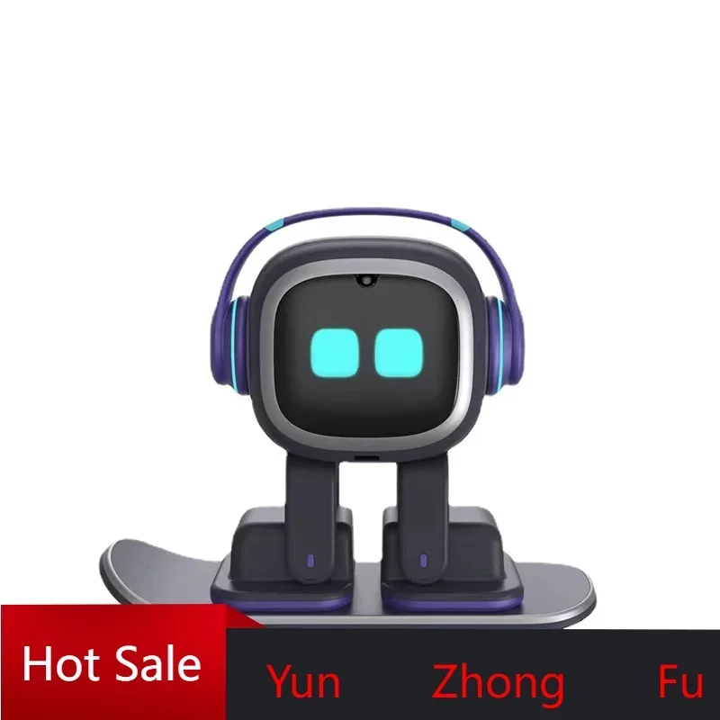 Thumbnail: Emo Robot AI Intelligent Voice Chat Electronic Pet Emo Small Night Lamp Multi-La