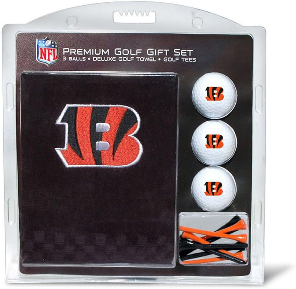Thumbnail: Team Golf Premium NFL Golf Gift Set: Embroidered Deluxe Golf Towel, 3 Golf Balls