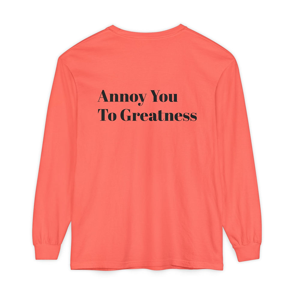 Thumbnail: Unisex Garment-dyed Long Sleeve T-Shirt