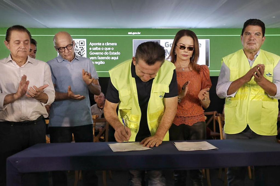 Governo de MT e Nova Rota dão início à construção do Trevão em Rondonópolis: "muitas vidas serão sal