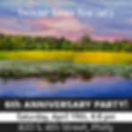 Graphic: Brooke Lanier Fine Art's 6th Anniversary Party Saturday, April 19th, 4-8 pm. 820 S. 4th Street, Philadelphia.