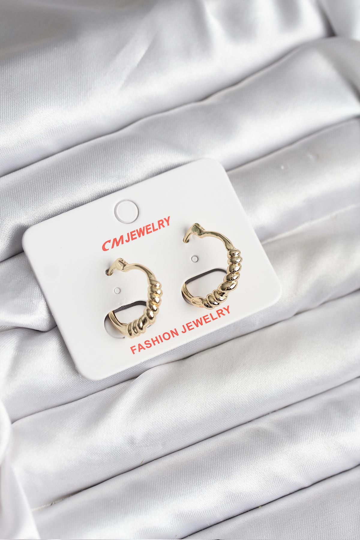 Gold Renk Kaplama Küpe