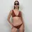 Küçük resim: Kahverengi Bralet Bikini Takım