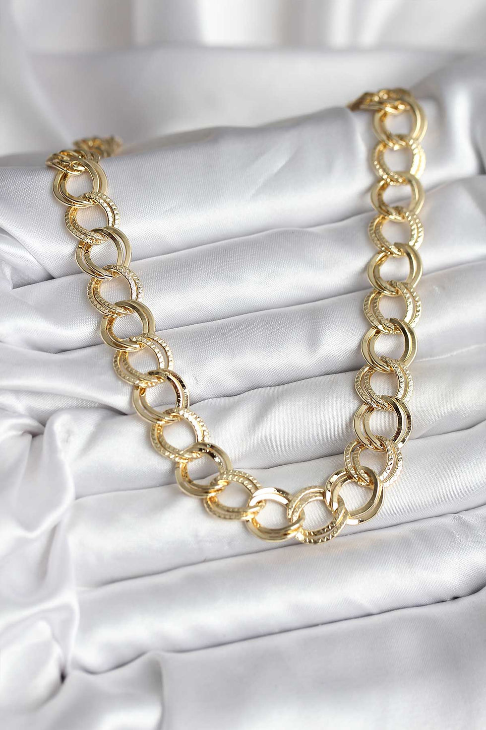 Küçük resim: Gold Renk Kaplama Samanyolu Model Kolye